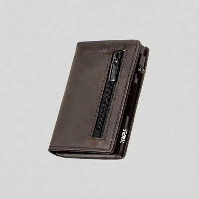 TEMPLE® Billetera de Cuero Genuino